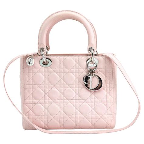 dior lady pink bag|Lady Dior handbag pink.